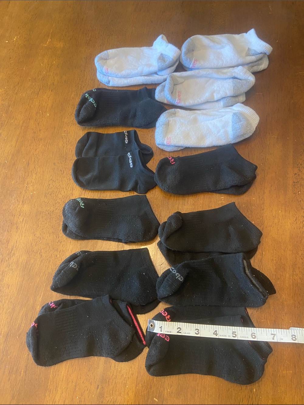 Reebok Kids Low-Cut Socks - Black & White